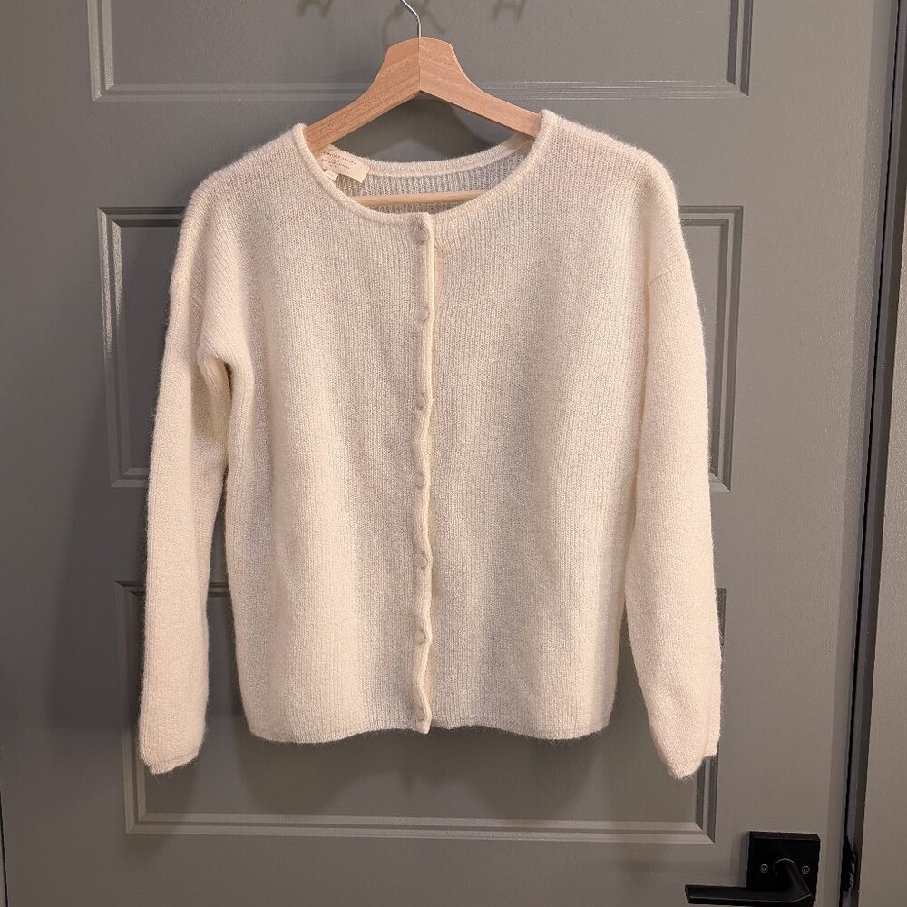 Sézane Gaspard Cardigan in Ecru